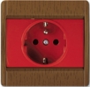 UPS Socket 2P+  Red
